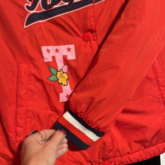 Tommy Hilfiger Button Fleece Varsity Jacket! - Picture 9 of 13
